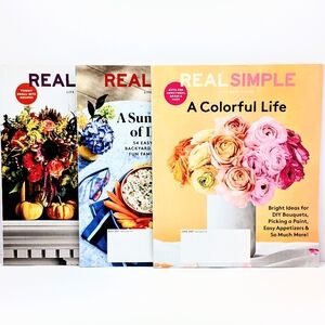 Bundle Real Simple Magazine 2021 – 8 Issues Lot – Home Organization Lifestyle